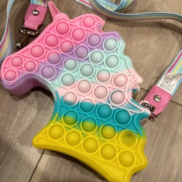 Unicorn Popit Bag - Picture 3 of 8